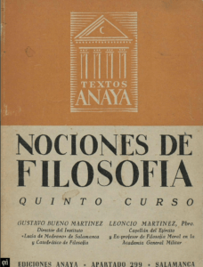 Nociones filosofía