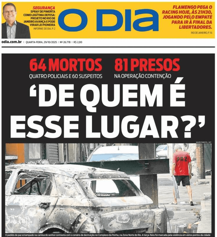 La Policía Militar y el Comando Vermelho se enfrentan en Río de Janeiro