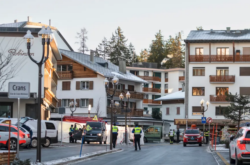 «Alrededor de cuarenta personas fallecidas» en el incendio en un bar en Crans-Montana, Suiza