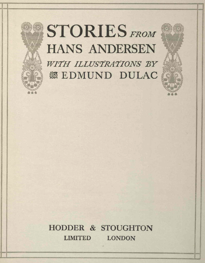 Cuentos-Hans Christian Andersen (1805-75)